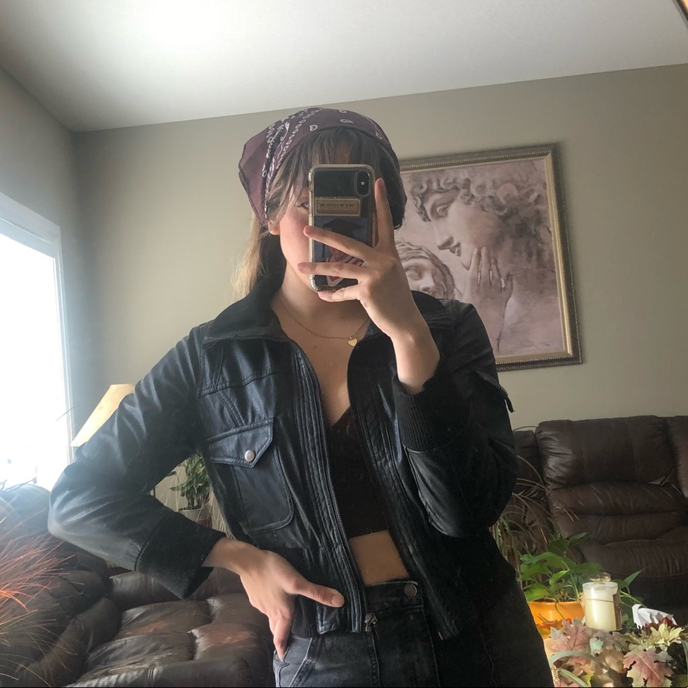 Yoki leather jacket